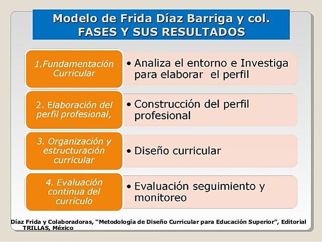 Modelo curricular Diaz Barriga