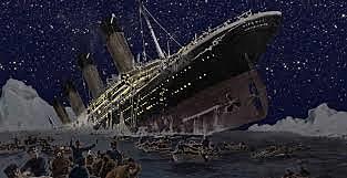 RMS Titanic sinks
