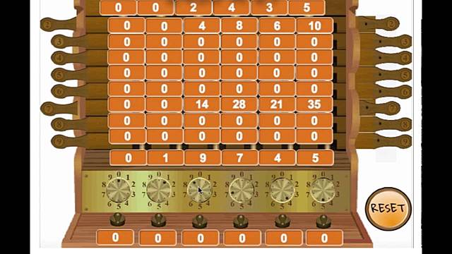 reloj calculador de schickard