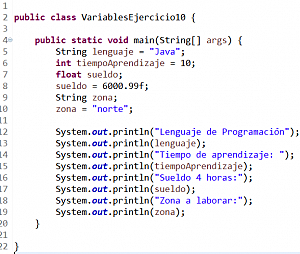 Lenguaje Java