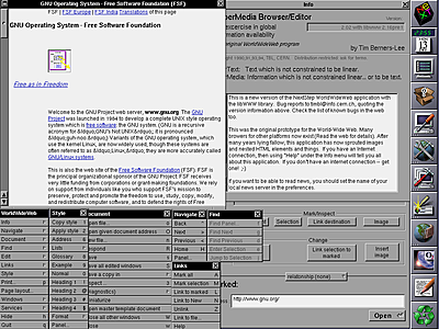 Se creó el primer navegador web.