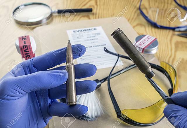 Comparison microscope.