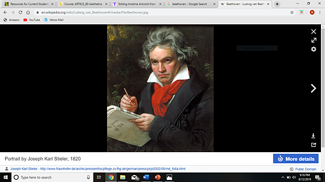 Fur Elise by Ludwig von Beethoven, 1810