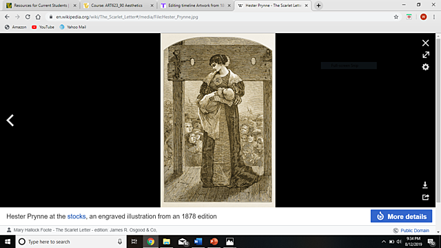 The Scarlet Letter by Nathaniel Hawthorne, 1850