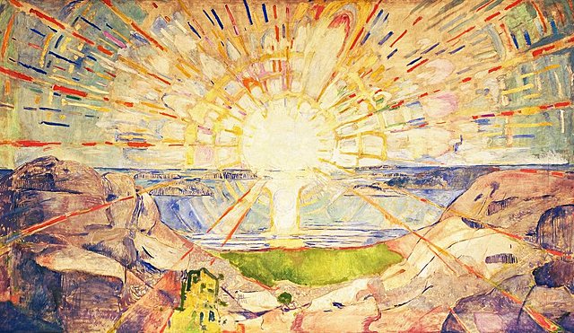 The Sun by Edvard Munch