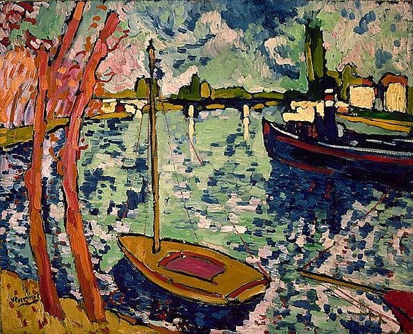 The Seine at Chatou by Maurice de Vlaminck