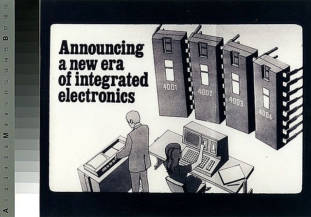 Intel introduces the first microprocessor