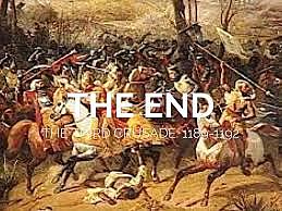 The end of the Crusades
