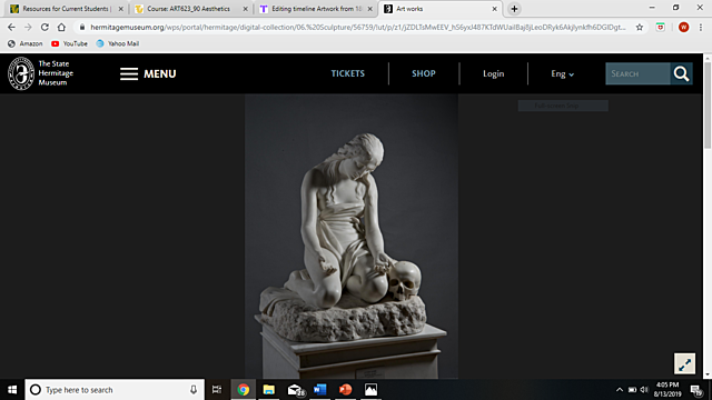 Repentant Mary Magdalene by Antonio Canova, 1808