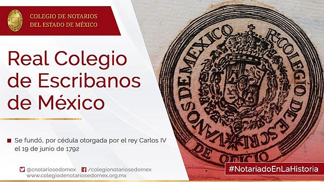 REAL COLEGIO DE ESCRIBANOS DE MÉXICO