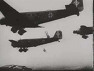 German 'Blitzkrieg' overwhelms Belgium, Holland and France. (The fall of France)