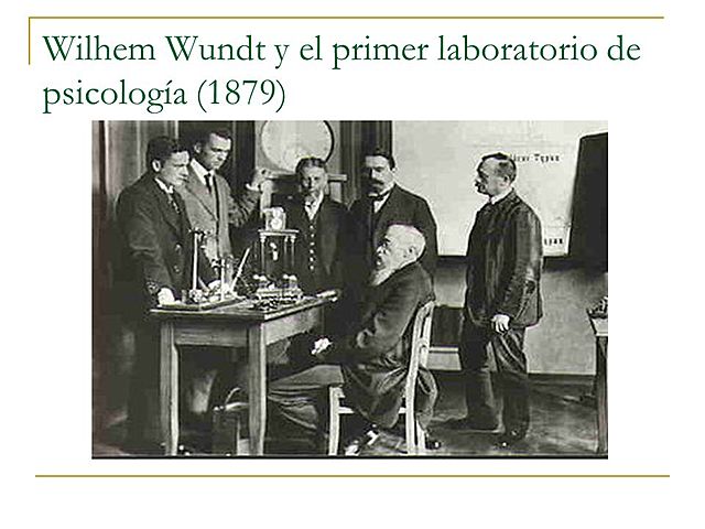 Primer laboratorio de Psicología universal