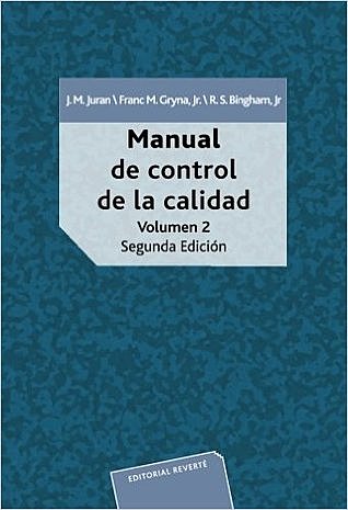 Joseph M.Juran publica el libro "Manual de calidad"