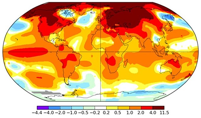 Aumento de la temperatura global