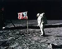 1st man to land on the moon