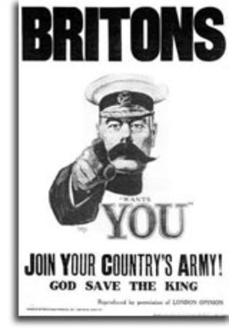 Lord Kitchener calls for 100,000 men to join British army