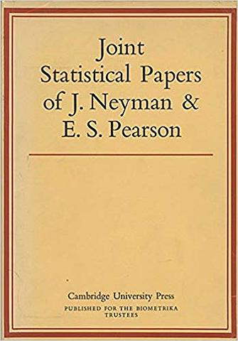 J. Neyman 1894, y E.S. Pearson 1895