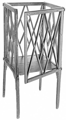 Portable Pulpit, Oak, c. 1742-1770