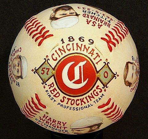 The first ever professional baseball team