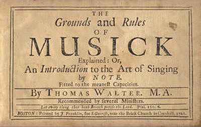 The Grounds and Rules of Musick Explained, or An Introduction to the Art of Singing By Note.