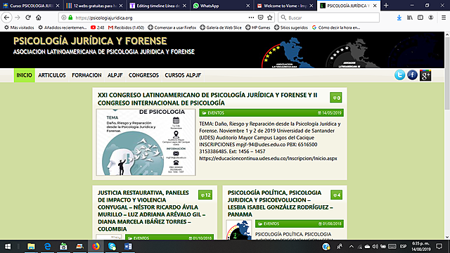 Colombia: nace &nbsp;sitio web www.psicologiajuridica.org