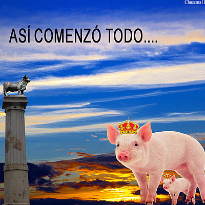 Timeline: EVOLUCION E HISTORIA DEL CERDO