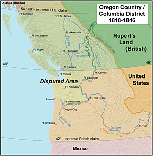 1846: Tratado de Oregon