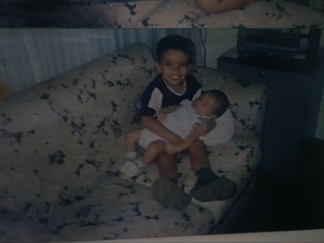 foto con mi hermano daniel