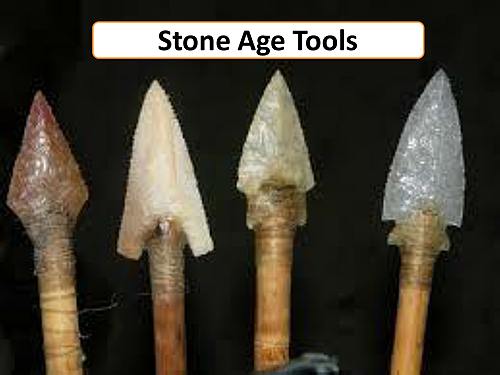 Asian's started making tools and weapons out of stones