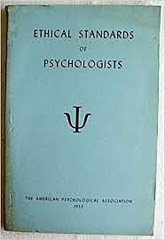 "Ethical Standards of Psychologists"