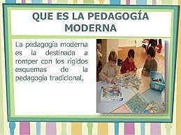 Pedagogía Moderna