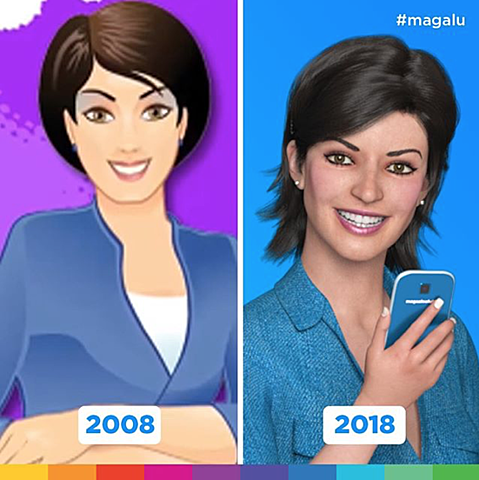 Nova mudança visual