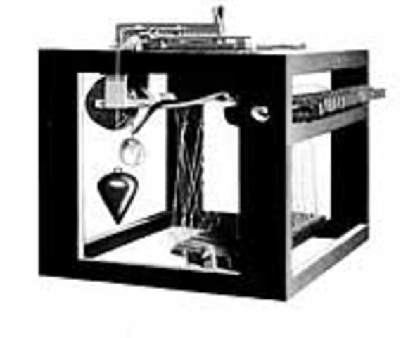 First prototype of typewriter