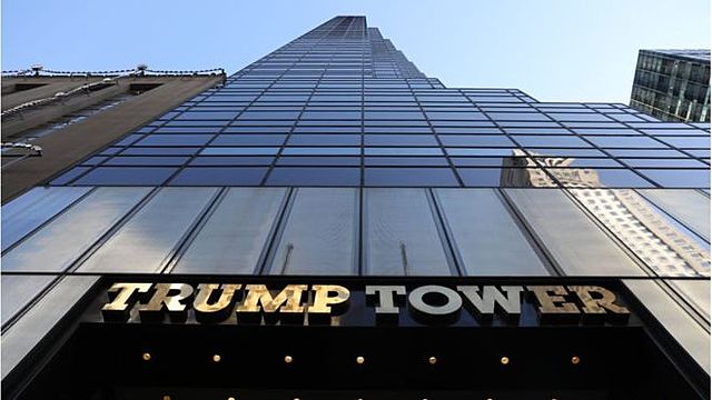 The trump tower was inaugurated and that made him famous around the city.