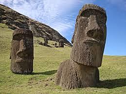 Moai  statues made