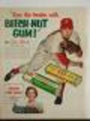 gum and baseball cards