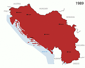 Yugoslavia breaks apart