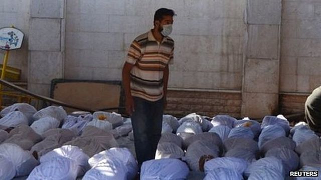Syrian government killed more than 1,000 civilians with a Chemical attack