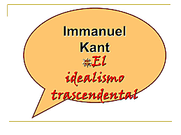 Idealismo Trascendental, Immanuel Kant