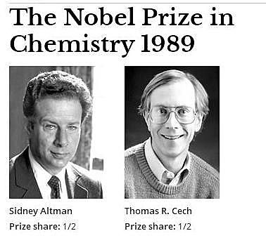 Tomas Cech y Sidney Altman