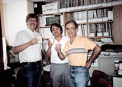 Lap-Chee Tsui, Francis Collins y John Riordan