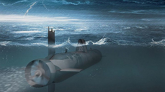 Un robot submarino soviético