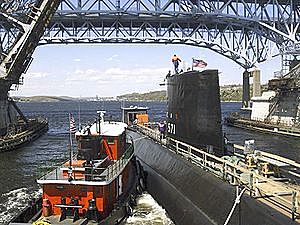 1955 US COMPLETES WORLD’S FIRST NUCLEAR SUBMARINE
