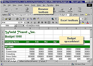 Microsoft Excel 9.0