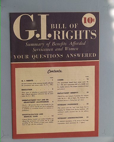 The G.I. Bill of Rights.