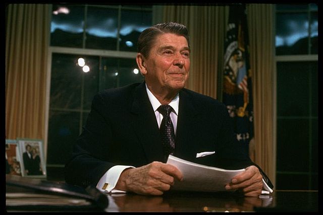 Ronald Reagan was elected as the 40th American President.