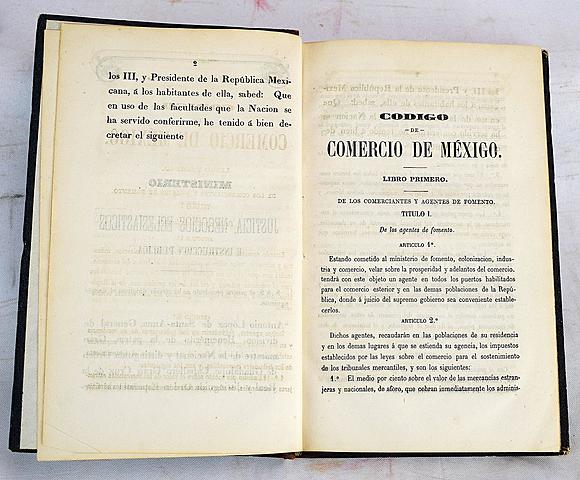 Código de Comercio 1889.