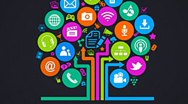 Timeline: Etapas de la evolución de las TIC y del E-learning