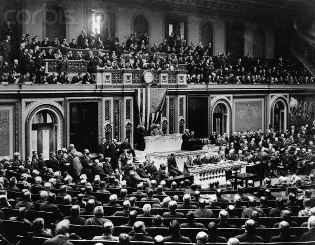 US declares war on Germany