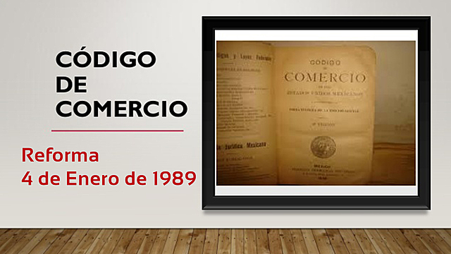 Reforma del Código de Comercio 1989